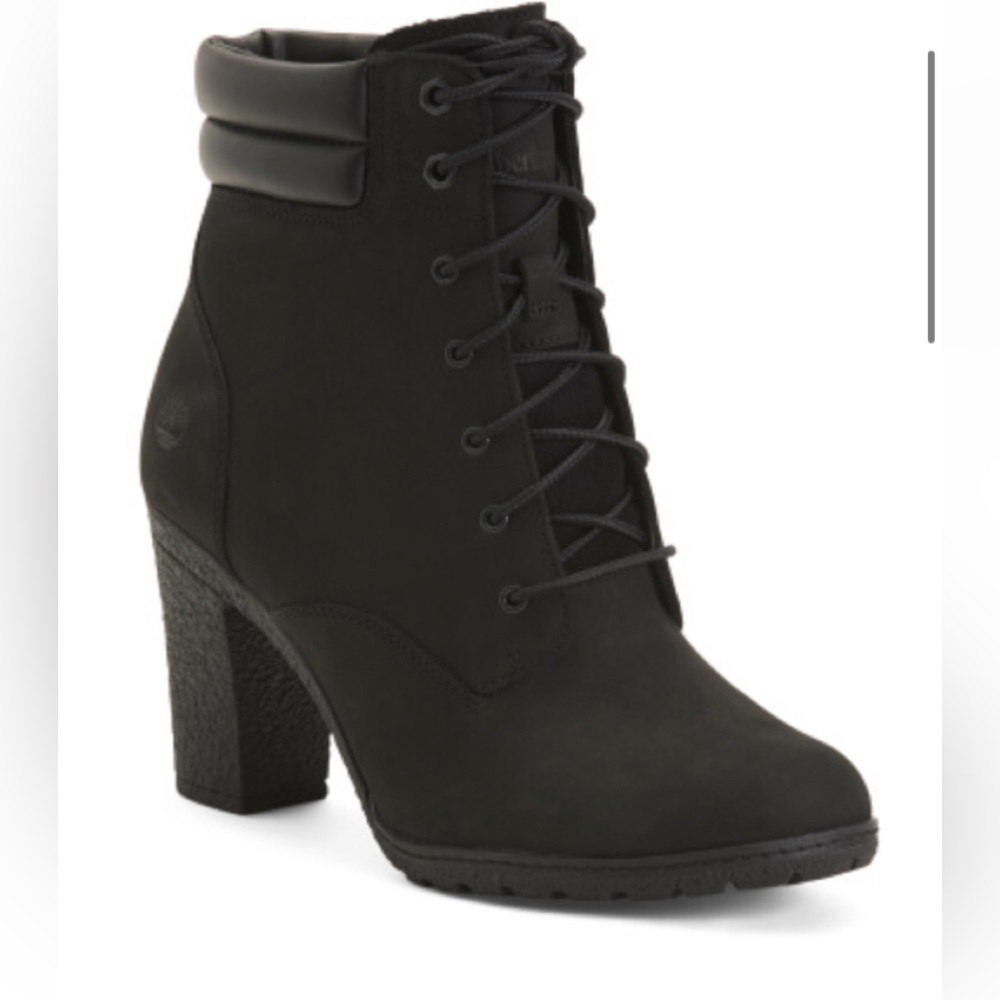 Timberland leather lace up bootie size 7